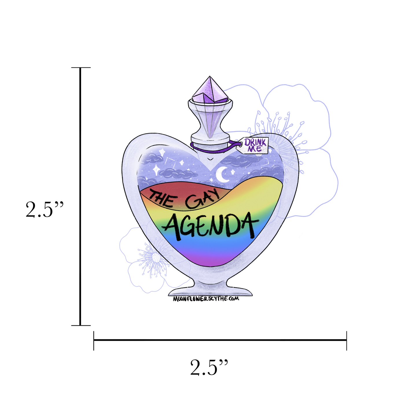 Gay Agenda Sticker