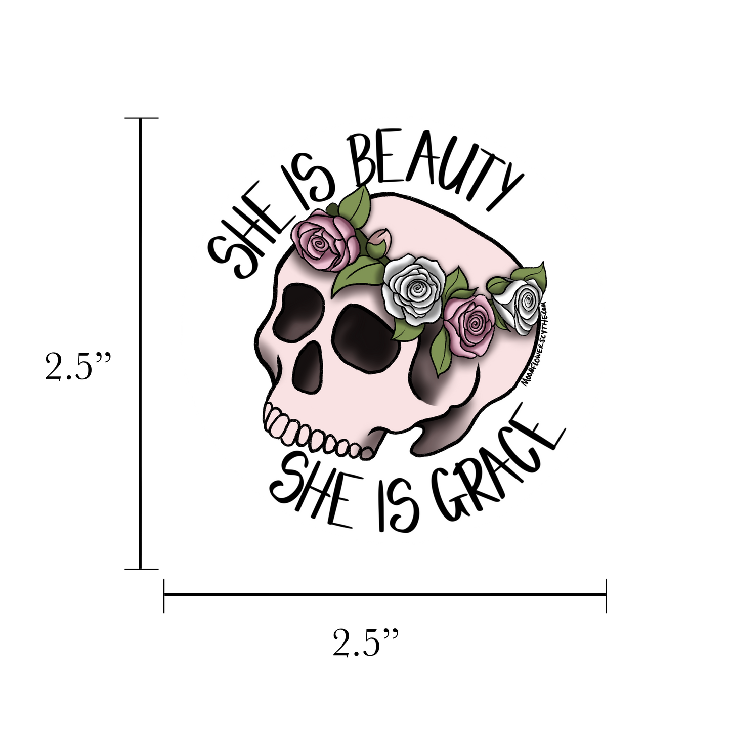 Beauty/Grace Sticker