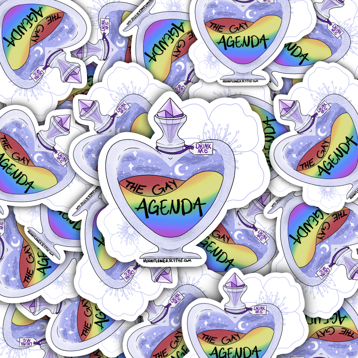 Gay Agenda Sticker