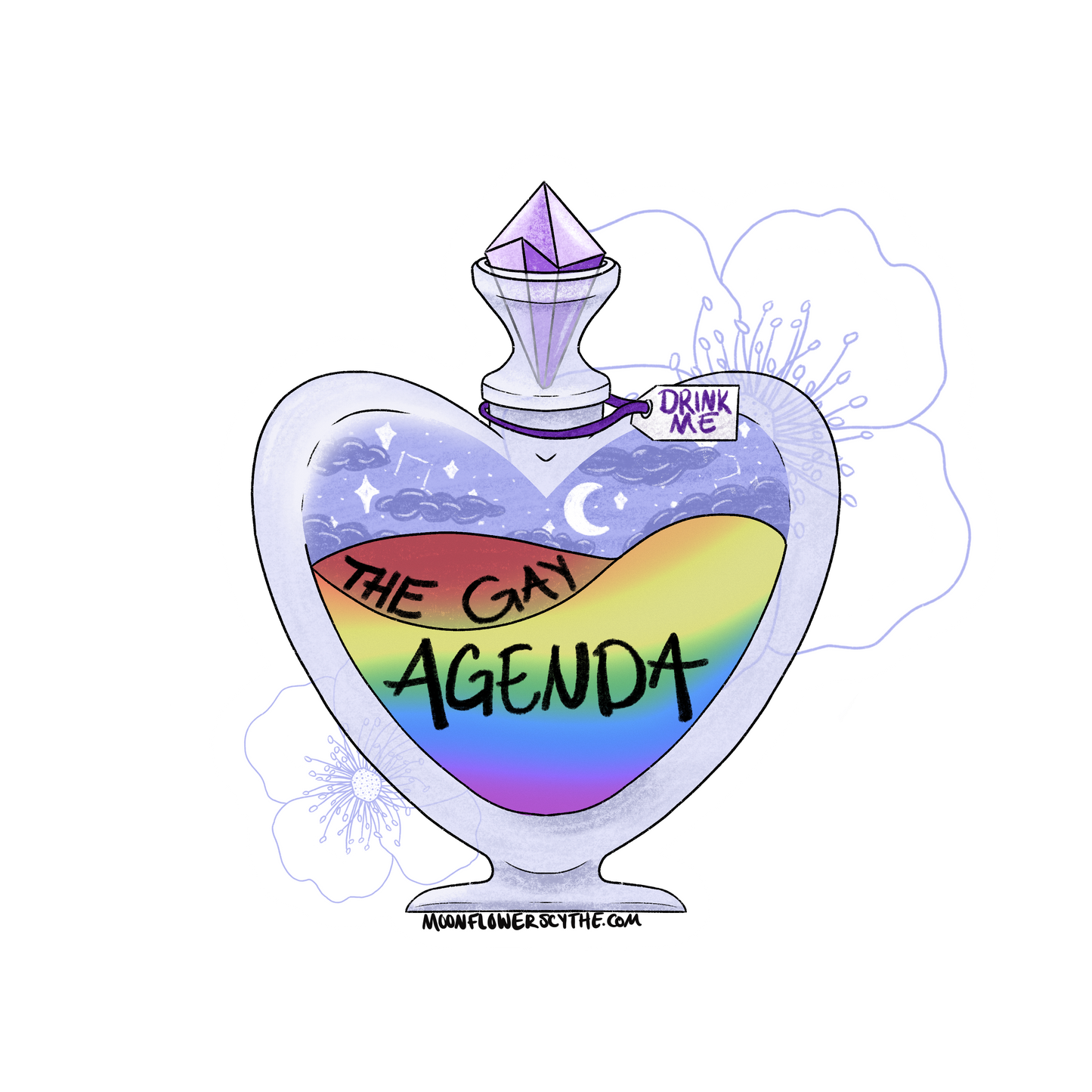 Gay Agenda Sticker