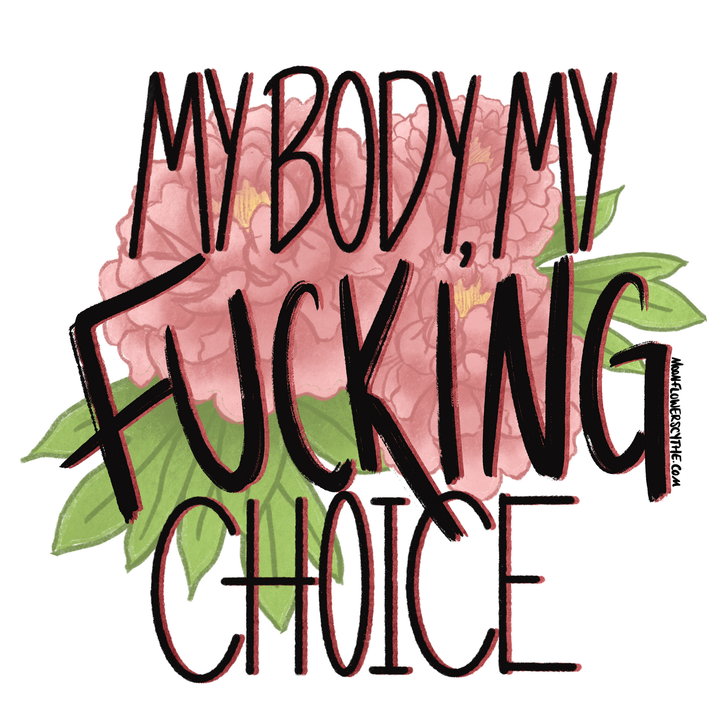 My Body Explicit Sticker