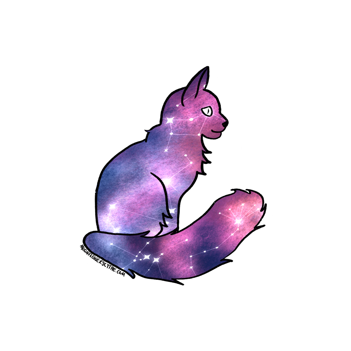 Cosmic Cat Sticker