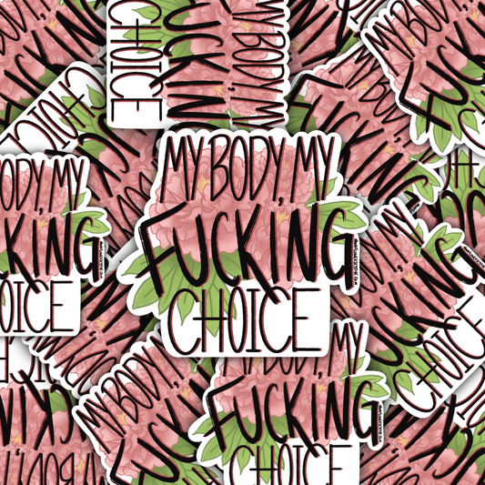 My Body Explicit Sticker
