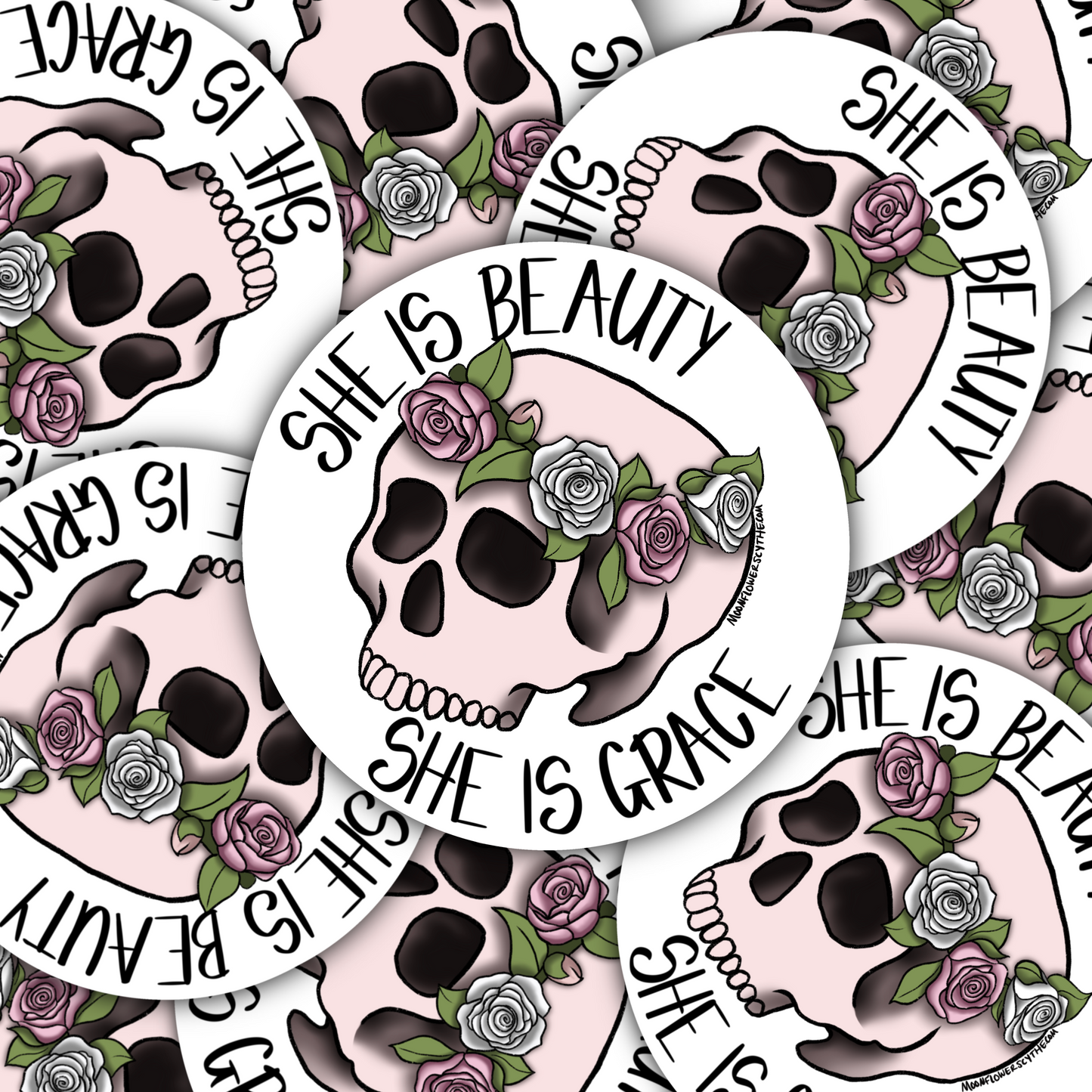 Beauty/Grace Sticker