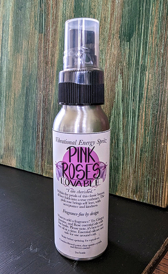 Pink Roses Vibrational Energy Spritz