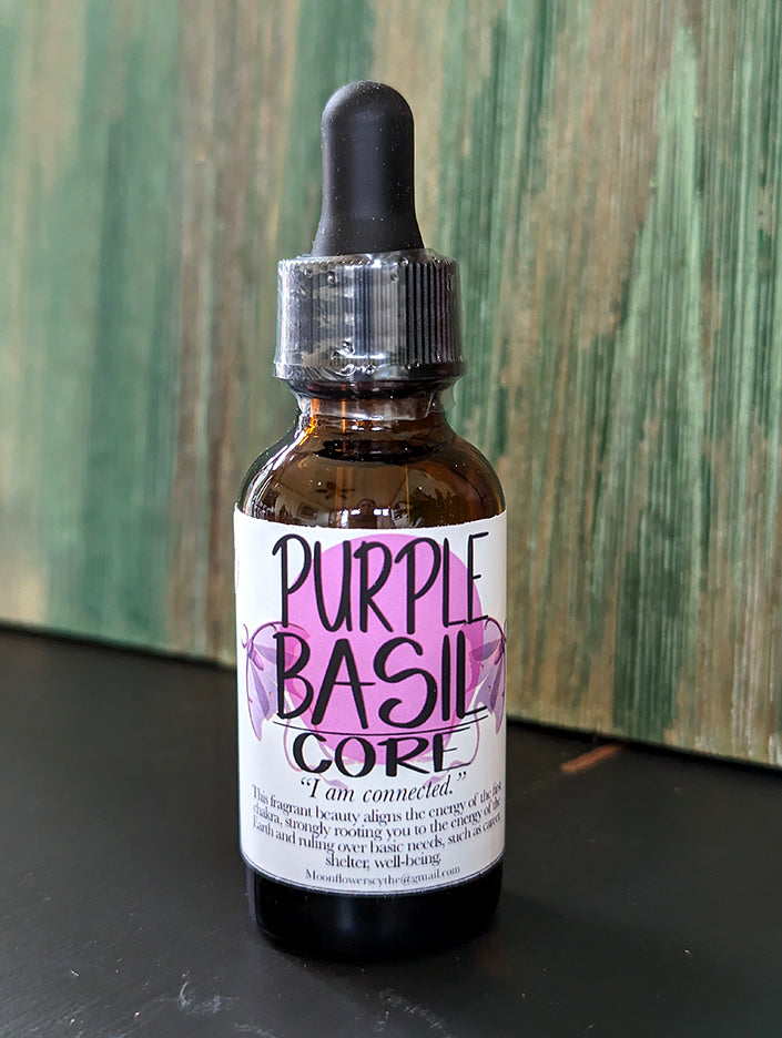 Purple Basil Dropper Bottle